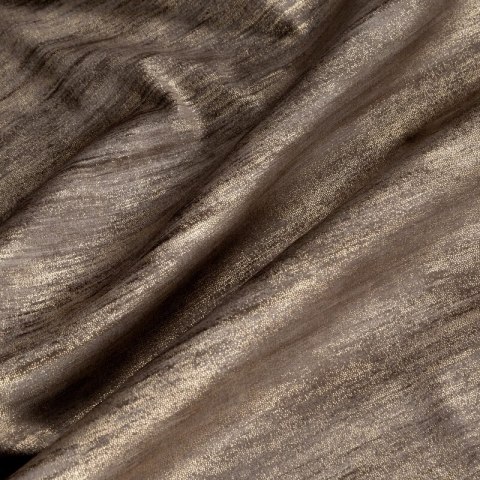 Zasłona 140x270 Estel kawowa welurowa gotowa na taśmie Eurofirany