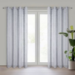 Firana gotowa 140x250 Neli srebrna Eurofirany