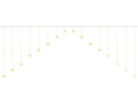 Kurtyna świetlna 136LED - ciepły biały 31V KŚ11337