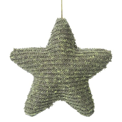 Ozdoba świąteczna 10x3x10 Irin zielona Eurofirany