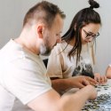 Puzzle świąteczne Białe Święta 1000 elementów Trefl Boże Narodzenie 10602