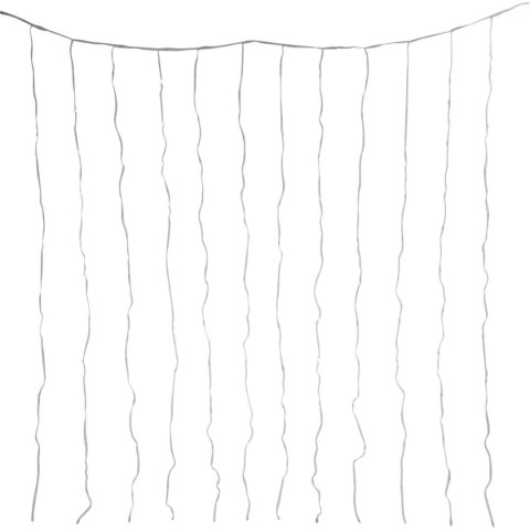 LAMPKI CHOINKOWE KURTYNA ŚWIETLNA ZEW/WEW 144 LED RGB 120X120CM Z PILOTEM MULTIKOLOR