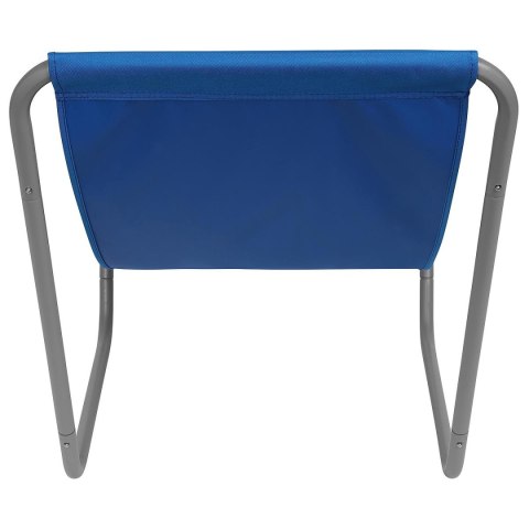 LEŻAK OGRODOWO - PLAŻOWY SKŁADANY I TORBA NIEBIESKI