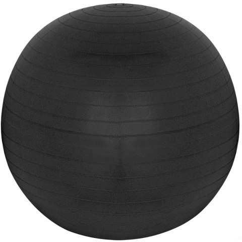 PIŁKA DO ĆWICZEŃ FITNESS 55CM ANTIBURST CZARNA XQMAX