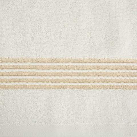 Ręcznik 70x140 Lila 02 kremowy jasny 500g/m2 Eurofirany