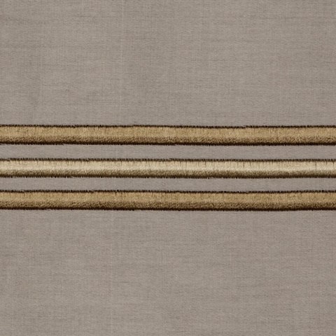 Pościel satynowa 160x200 Haft4 beżowa jednobarwna Eurofirany