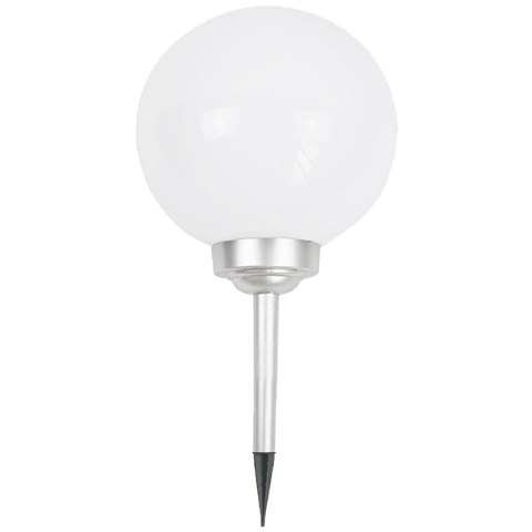 LAMPA SOLARNA KULA MLECZNA 30x62CM