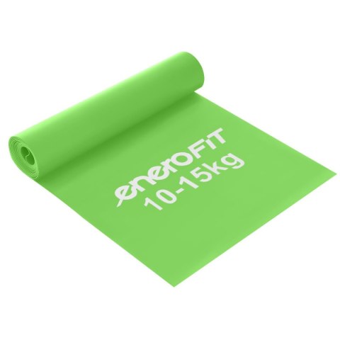 TAŚMA TRENINGOWA GUMA OPOROWA DO ĆWICZEŃ 200x15cm 0,40mm 10-15 kg ZIELONA