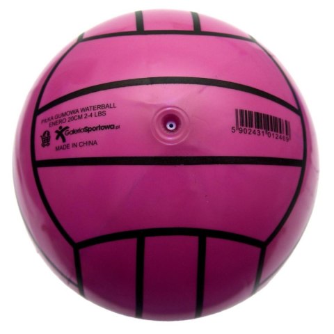 PIŁKA GUMOWA WATER POLO SIATKOWA ENERO RÓŻOWA