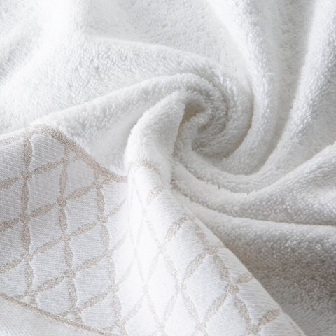 Ręcznik Layla 30x50 biały 500 g/m2 frotte bawełniany Eurofirany