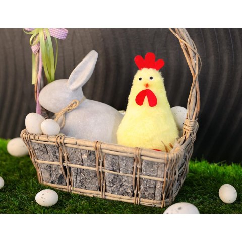 KURA STOJĄCA 20CM DEKORACJA WIOSENNA