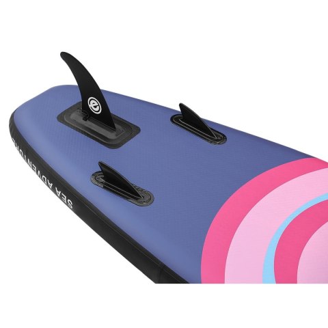 ZESTAW - DESKA SUP DMUCHANA ENERO 320x76x15CM PURPLE