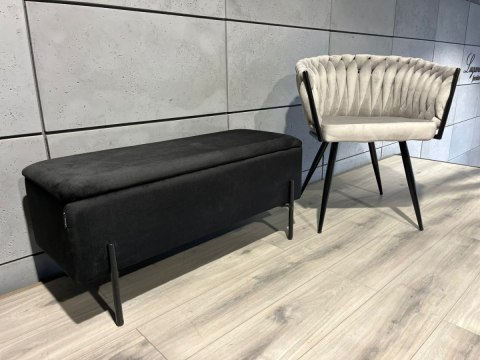 PUFA kufer Lugano LUZZI DIAMOND BLACK VELVET 95