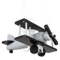 Lampa wisząca Samolot mały - szaro-czarny