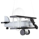 Lampa wisząca Samolot mały - szaro-czarny