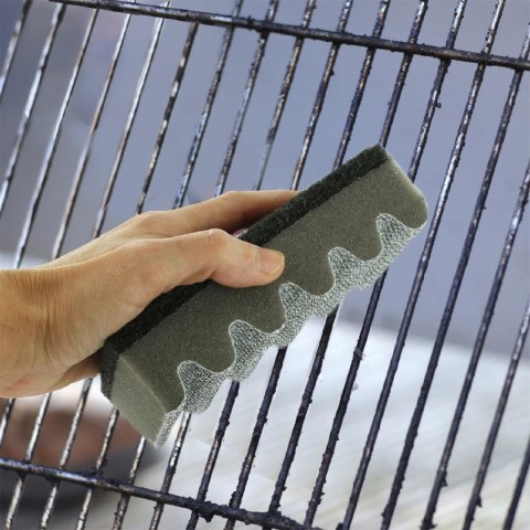 Gąbka do czyszczenia rusztu czerwona