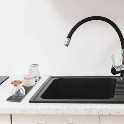 Mata ociekacz wąska szara