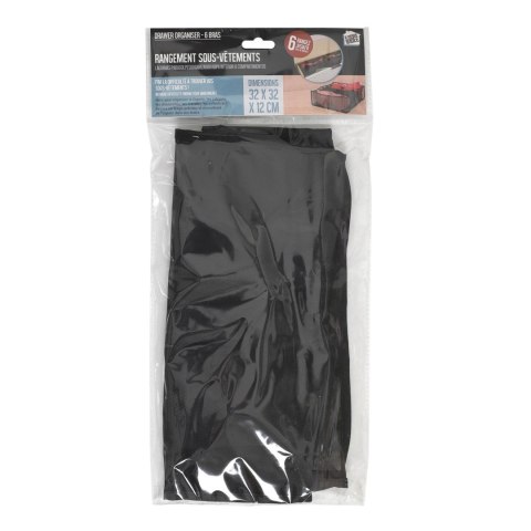 Organizer do szuflady na biustonosze czarny