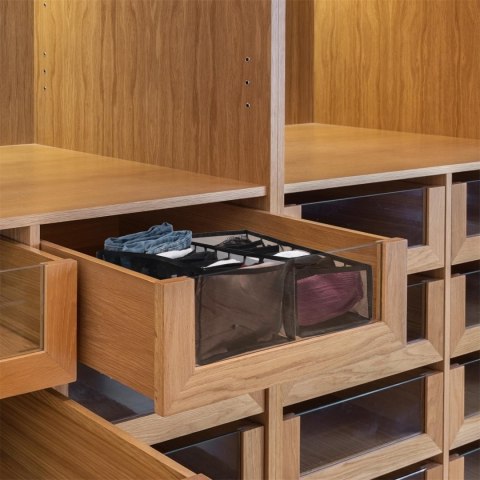 Organizer do szuflady z bielizną czarny