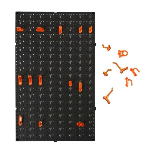 Panel ścienny do przechowywania narzędzi 16 elementów