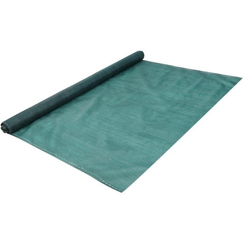 SIATKA CIENIUJĄCA 140G/M2 CZARNO ZIELONA ROLKA 1.5X10M SASKA GARDEN