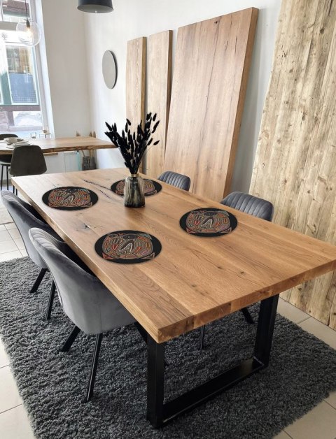 Zestaw podkładek na stół okrągłych 4D - KENIA