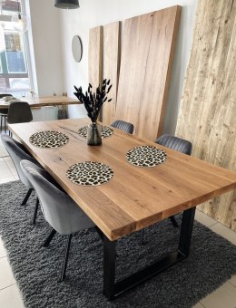 Zestaw podkładek na stół okrągłych 4D - PANTERKA JASNA