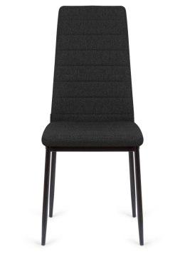Krzesło tapicerowane VALVA LINE FABRIC BLACK OUTLET