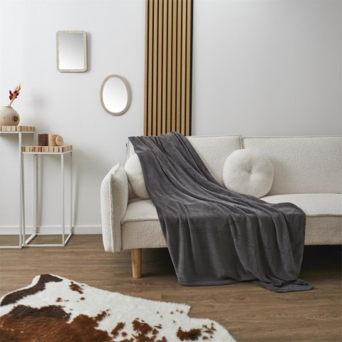 Pled Molleton szary 150x200cm