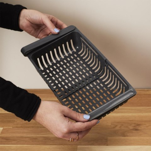 Podwieszany kosz do lodówki szary