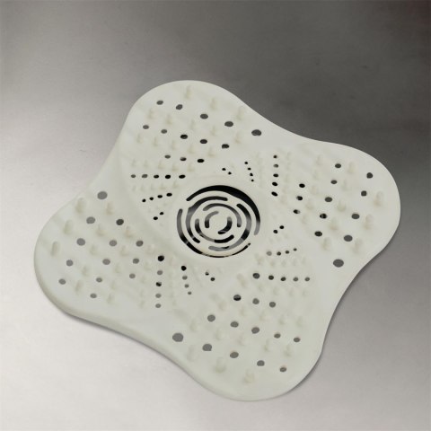 Silikonowe sitko do umywalki białe