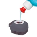 Szczotka do naczyń z pojemnikiem na płyn czerwony
