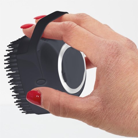 Szczotka do naczyń z pojemnikiem na płyn szary