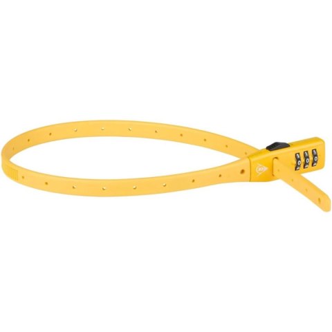 ZAPIĘCIE ROWEROWE PASEK NA SZYFR ŻÓŁTY DUNLOP