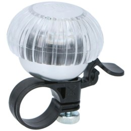 DZWONEK ROWEROWY LED 6X4CM XQMAX