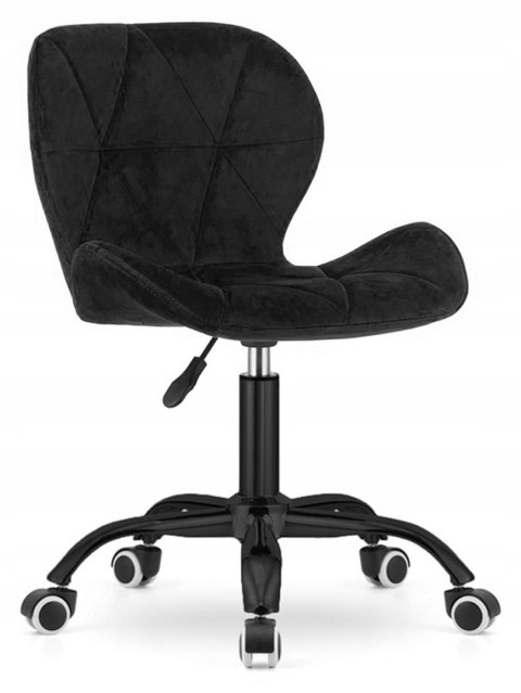 Krzesło obrotowe VASTO OFFICE VELVET BLACK SMOKE