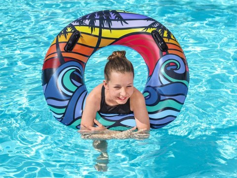 Bestway dmuchane Koło do pływania z uchwytami 91 cm 10 + 36350