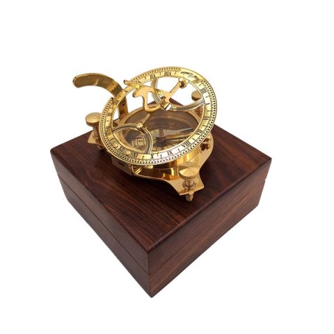 Kompas Mosiężny Dollond w pudełku drewnianym - SD14/2.5