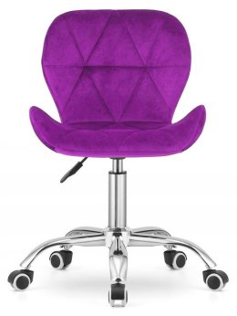 Krzesło obrotowe VASTO OFFICE VELVET PURPLE SMOKE