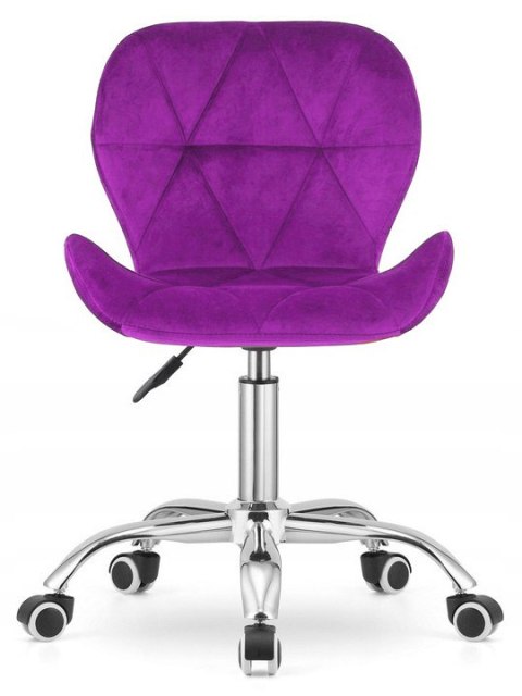 Krzesło obrotowe VASTO OFFICE VELVET PURPLE SMOKE