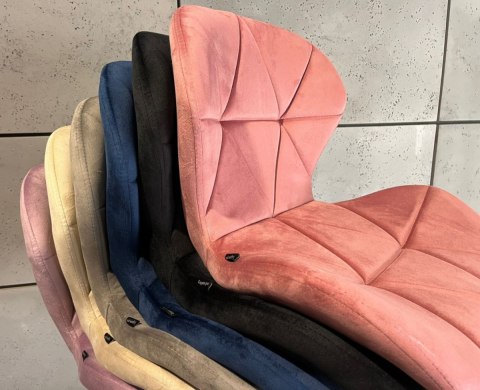 Krzesło obrotowe VASTO OFFICE VELVET PURPLE SMOKE