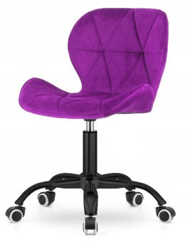 Krzesło obrotowe VASTO OFFICE VELVET PURPLE SMOKE