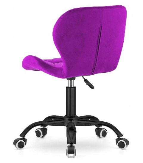 Krzesło obrotowe VASTO OFFICE VELVET PURPLE SMOKE