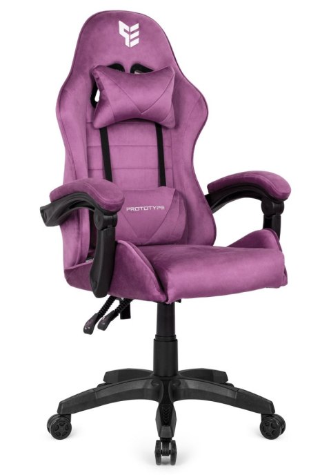 Fotel obrotowy gamingowy HERO ENZO PURPLE ALCANTARA