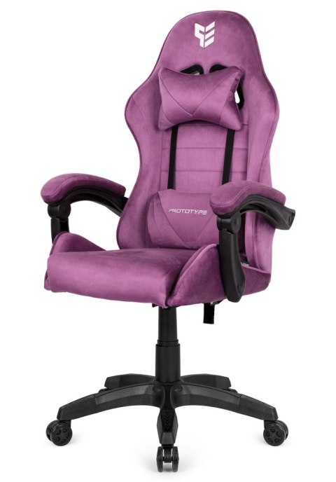 Fotel obrotowy gamingowy HERO ENZO PURPLE ALCANTARA