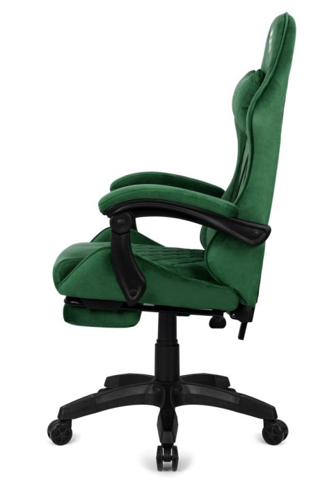 Fotel obrotowy gamingowy HERO POKER PRO DARK GREEN ALCANTARA