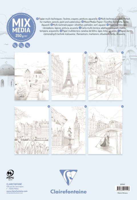 Kolorowanki Odelia Miasta - E. Colin