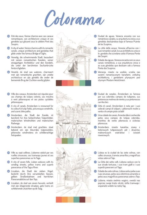 Kolorowanki Odelia Miasta - E. Colin