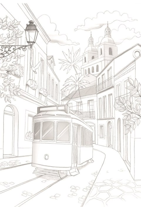 Kolorowanki Odelia Miasta - E. Colin