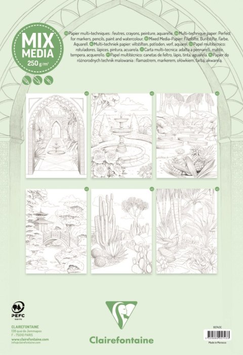 Kolorowanki Odelia Ogrody - E. Colin